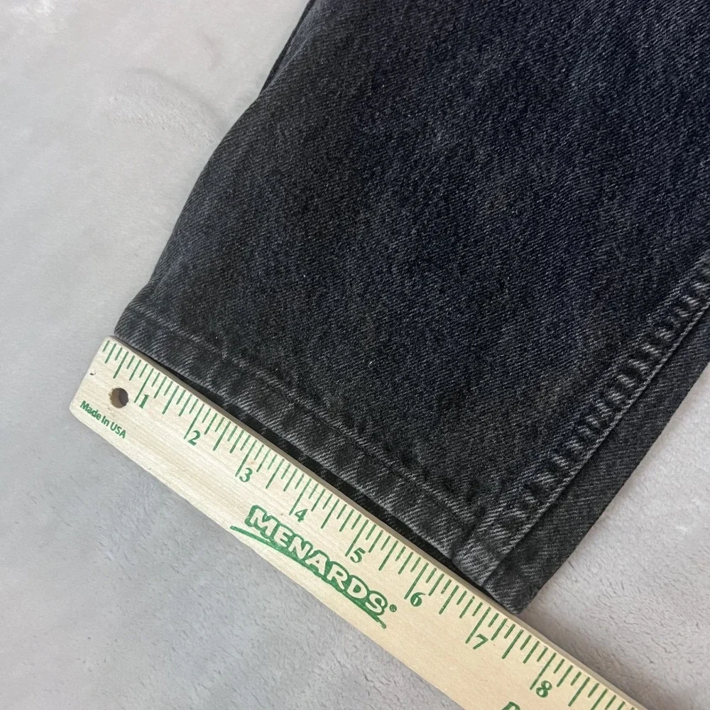 Vintage Levis 550 Jeans Mens 38x27* Black Relaxed‎ Fit Tapered Grunge Skater 90s